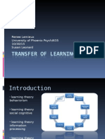 Transfer of Learning - PPT Final