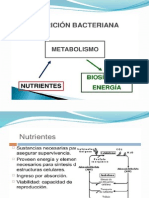 Nutricion bacteriana