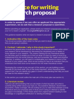 Research Proposal U6410