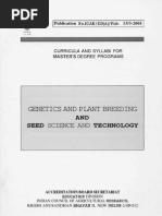 Plant Breeding An Genetics Syllabus