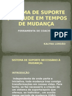 Sistema de Suporte Necessário À Mudança - Trabalho Power Point