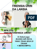 Inkontinensia Urin Pada Lansia Penyuluhan