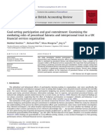 Goal Setting Participation and Goal Commitment Examining The Mediating Roles