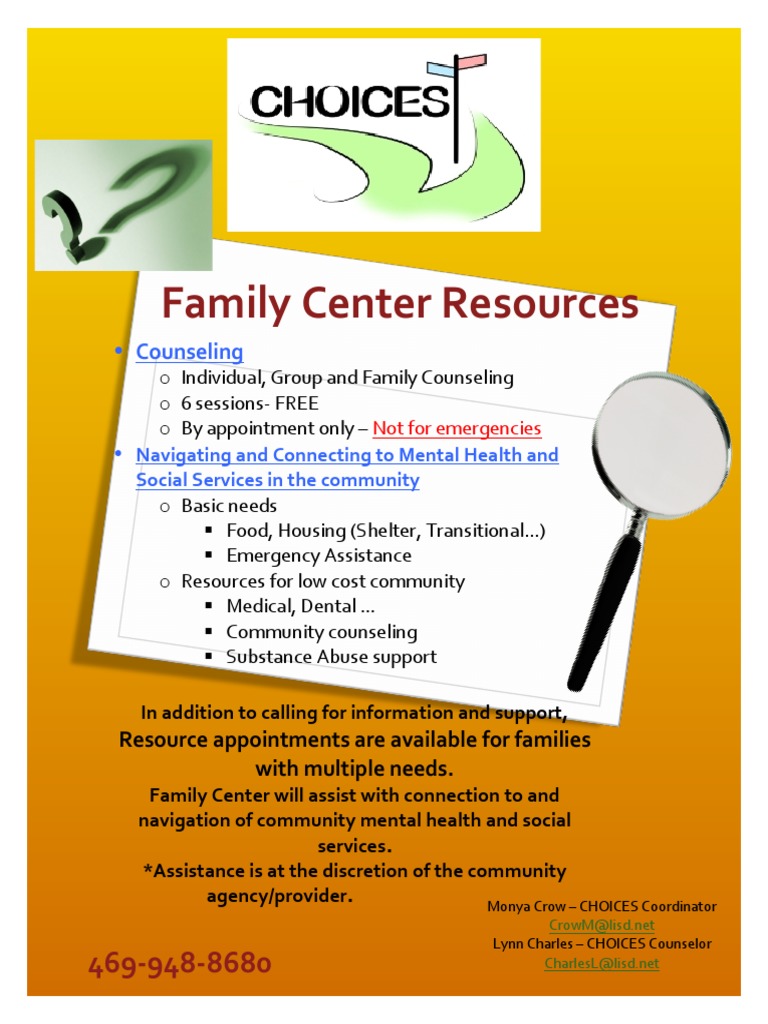 Family Center Resources | PDF | Self-Improvement | Lifestyle