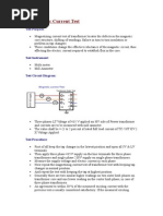 Magnetic Current Test