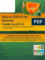 Intro To NETS-S For Students Grade Level K-2