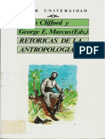 CliffordJamesYMarcusGeorgeE.eds WritingCulture RetoricasDeLaAntropologia