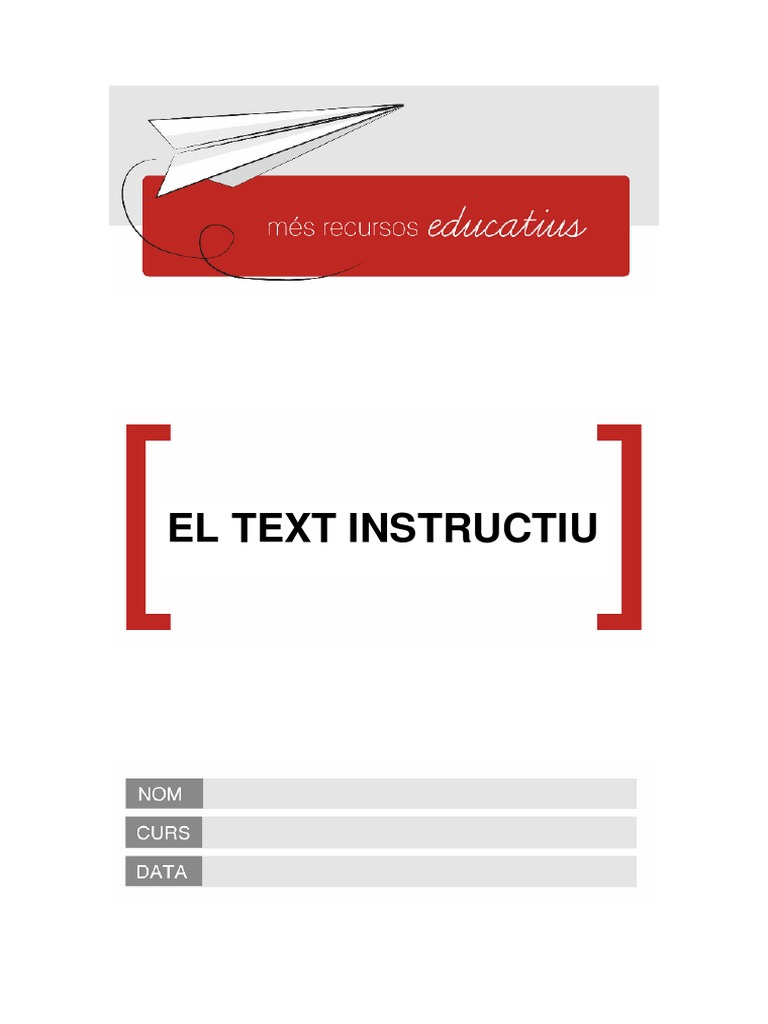 Text Instructiu | PDF