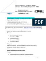 Temario FIEC Examen Complexivo 2015