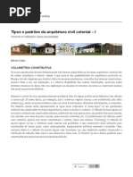 Tipos e Padrões Da Arquitetura Civil Colonial – I _ Coisas Da Arquitetura