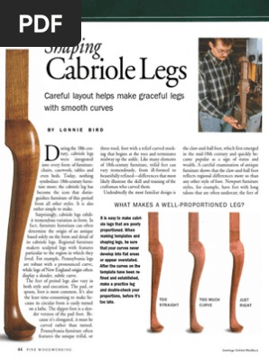 Cabriole Legs