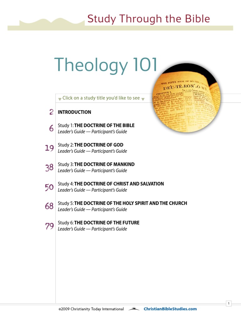 Theology 101 Pdf Biblical Inerrancy Trinity
