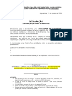 Declaracao Final Carga Horaria Estagio