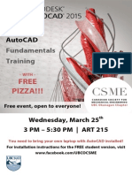 AutoCAD Training Poster 11x17