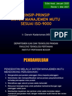 Prinsip Manajemen Mutu - ITP 2007 Revisi