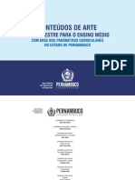 Conteúdos de Arte Ensino Médio