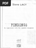Download Findings - Steve Lacy by Hernn Sam SN289397012 doc pdf