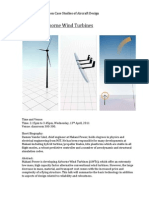 Design of Airborne Wind Turbines: 3 AA294 Seminar On Case Studies of Aircraft Design
