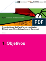 Plan de Movilidad en Bicicleta para El Área Metropolitana de Monterrey (BICIPLAN)