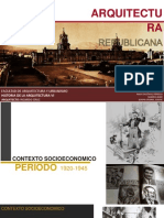 Arquitectura Republicana 1920-1945