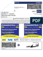 Ryanair Boarding Pass