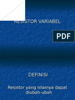 Resistor Variabel