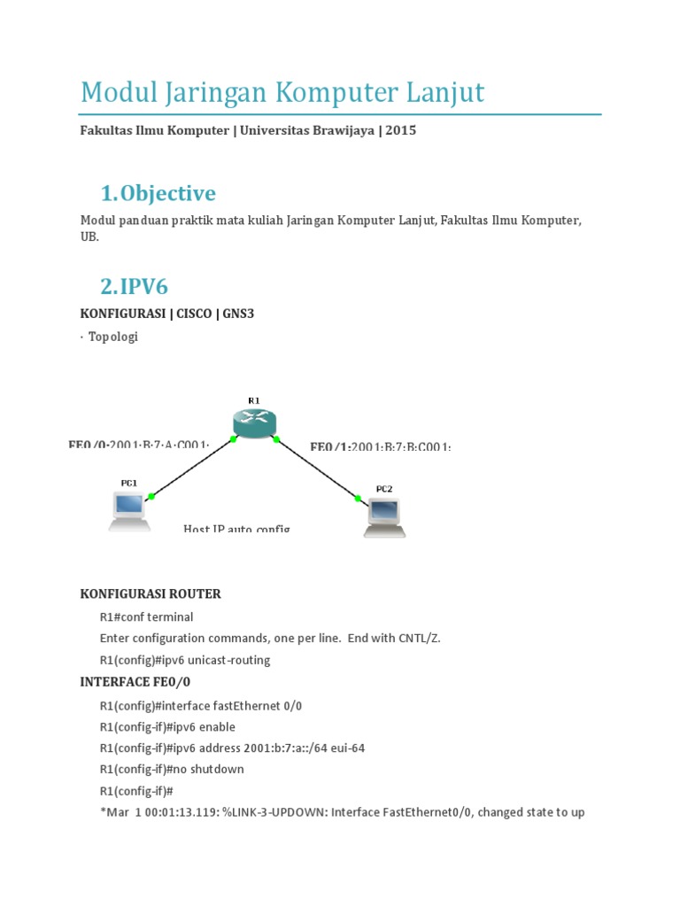 Ipv 6 Tutorial | PDF | Computers