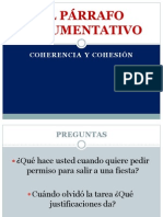 El Párrafo Argumentativo (Clase)