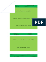 Cuadro de Doble Entrada - Clasificación Y Niveles, Por Autor Y Por Establecidos Por El Grupo, De La Investigación Científica