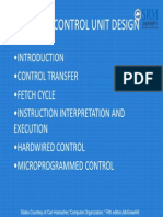 Control Unit Design