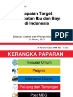 Download Capaian Target Kesehatan Ibu dan Bayi di Indonesia Maret 2015 by Gerakan Kesehatan Ibu dan Anak SN289414627 doc pdf