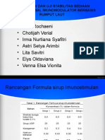 Formulasi Dan Uji Stabilitas Sediaan Minuman Herbal