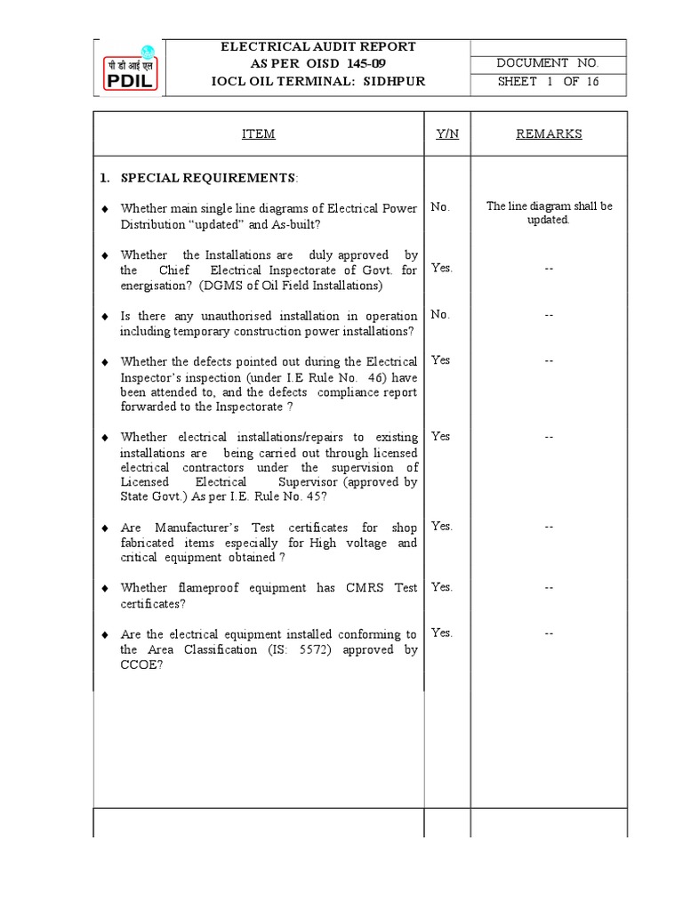 INSTRUCTION of Electrical Equipment PDF Electrical Substation Cable