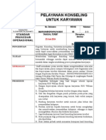 Spo Pelayanan Konseling Untuk Karyawan