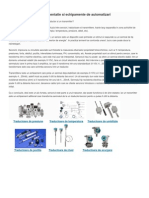 Instrumentatie Si Echipamente de Automatizari