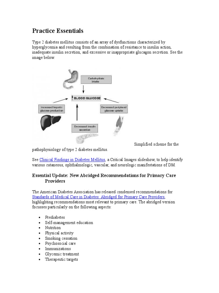 Type 2 Diabetes Management Essentials | PDF | Diabetes Mellitus ...
