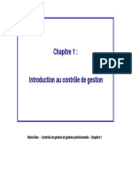 Intro de Controle de Gestion et les missions