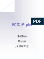 ISO TC 197 Hydrogen Standards Update