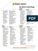 Four Roles in Social Change