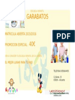 Matriculacion Garabatos