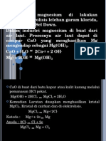 Karakteristik Logam Magnesium