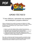 Modelo Orçamento Eletrica