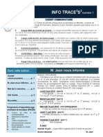 Info-TRACEESS No 38 8 juin 2015