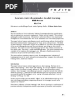 Robertson - Learner-Centered Approaches To Adult Learning - Conference Paper