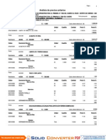 Análisis de Precios Unitarios