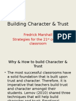 Techniques That Build Character and Trust