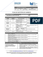 Plan de Gestión de Cambios