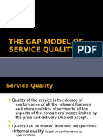 The Gap Model of Service Quality