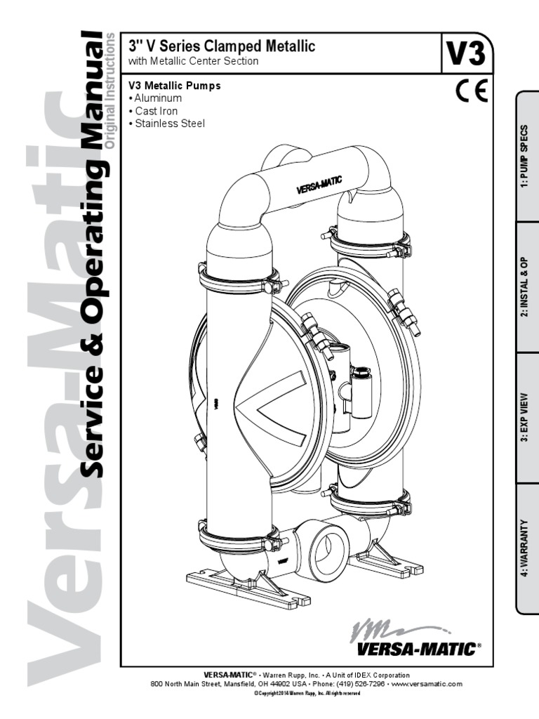 Manual Bomba Versa Matic | PDF | Valve 