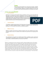 The Biodiesel Process: Acid Esterification